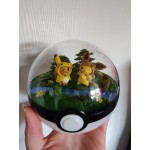 Diorama "Duo Evoli et Pikachu"
